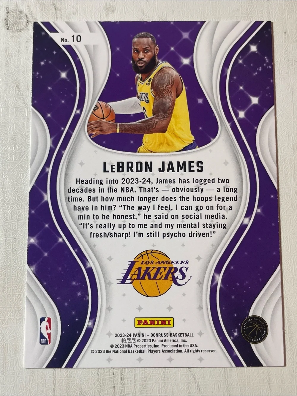 2023-24 Panini Donruss LeBron James #10 Magicians